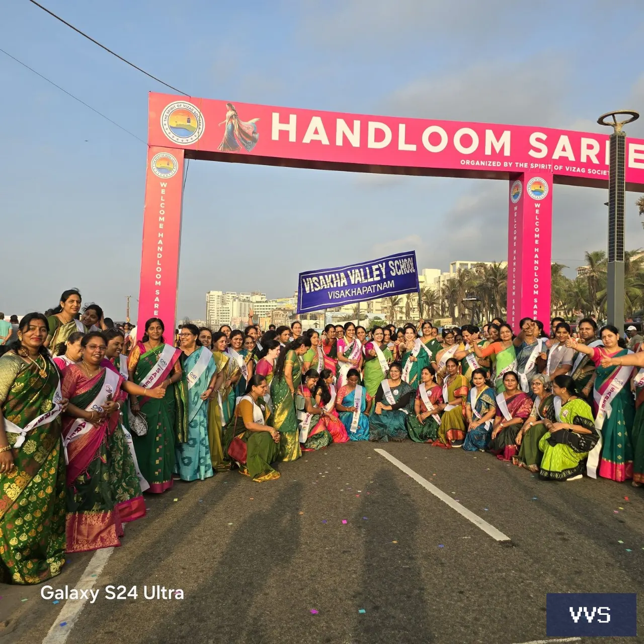 HANDLOOM SAREE WALK-2024 — Visakha Valley School — photo 1