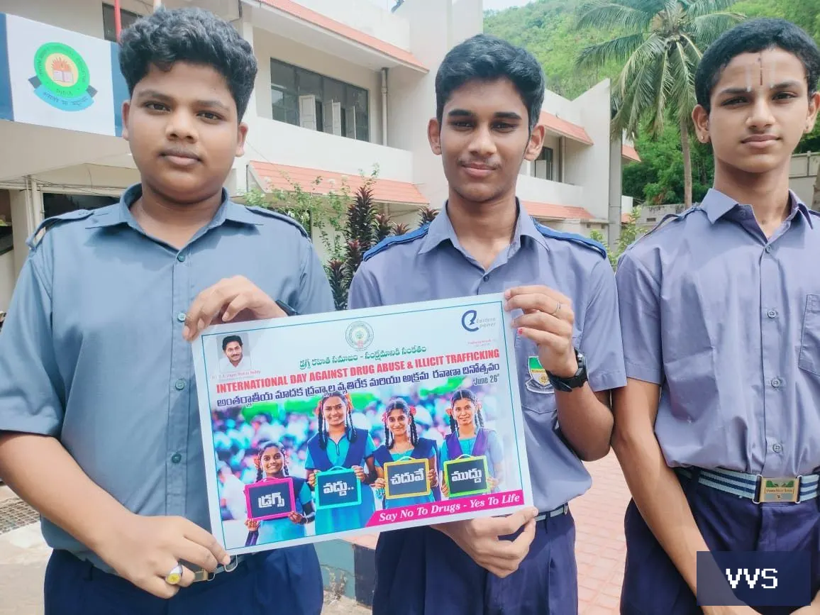 INTERNATIONAL DAY AGAINST DRUG ABUSE — Visakha Valley School — photo 1