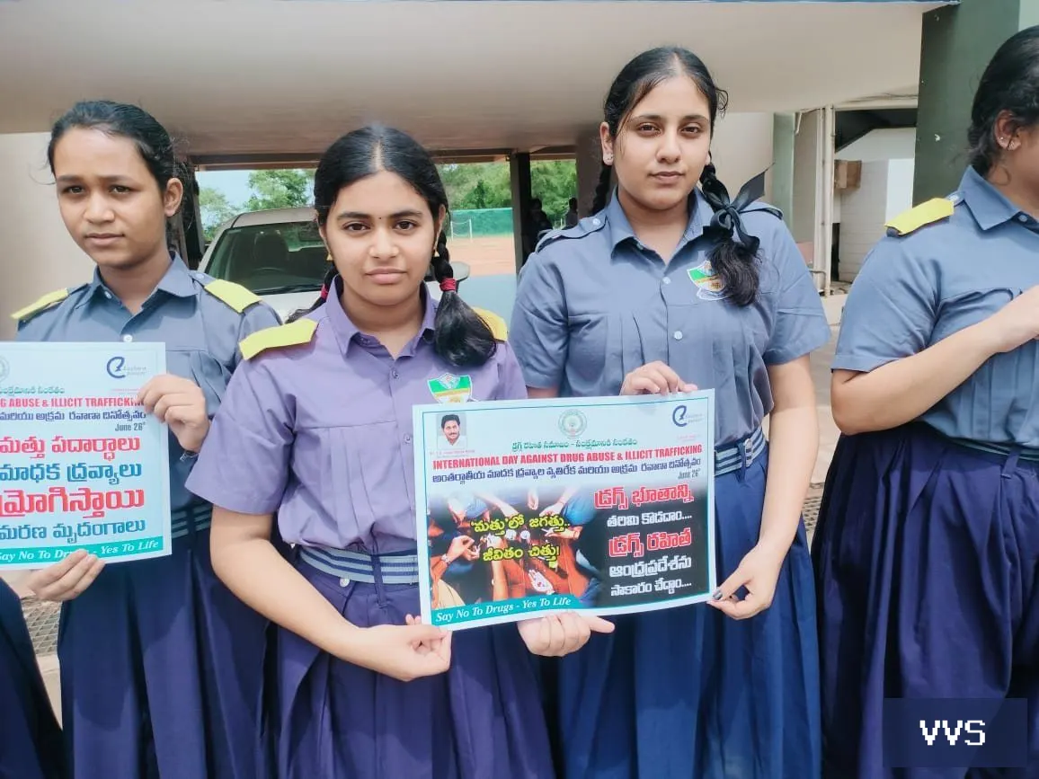 INTERNATIONAL DAY AGAINST DRUG ABUSE — Visakha Valley School — photo 5