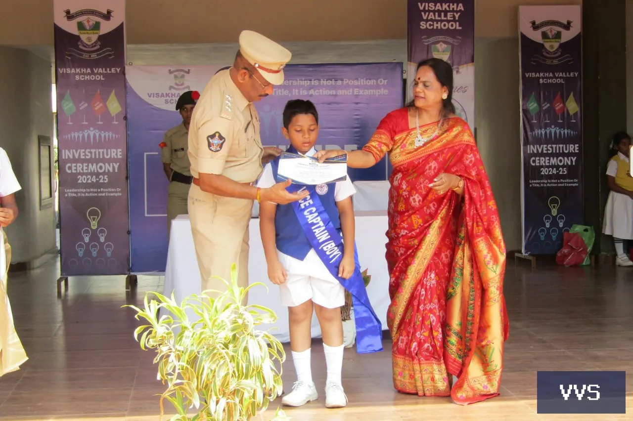 JUNIOR INVESTITURE CEREMONY-2024 — Visakha Valley School — photo 8