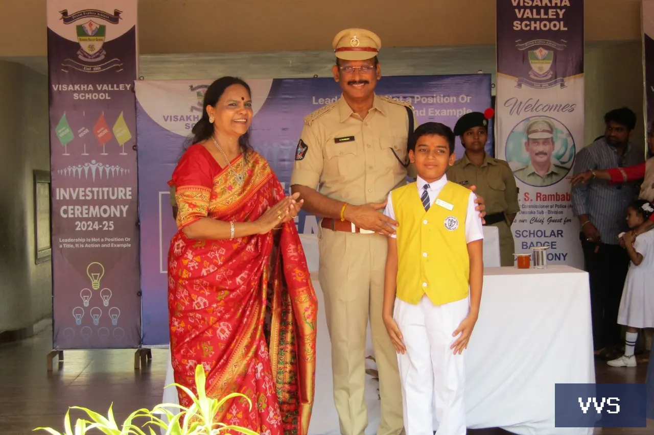 JUNIOR INVESTITURE CEREMONY-2024 — Visakha Valley School — photo 11