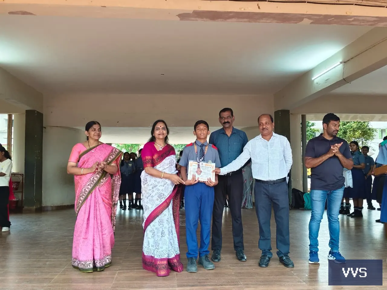 Ramanujan sri charan won Bronze medal in 23rd A.P State Karate Championship.