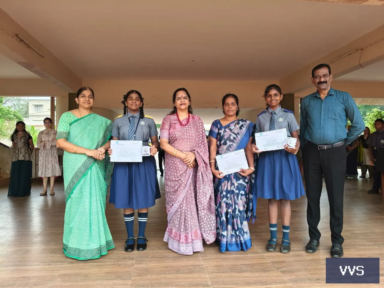 Sai Saanvitha , Lakshmi sai and Beulah madam participated in the Innovation
                  Education conclave,organ