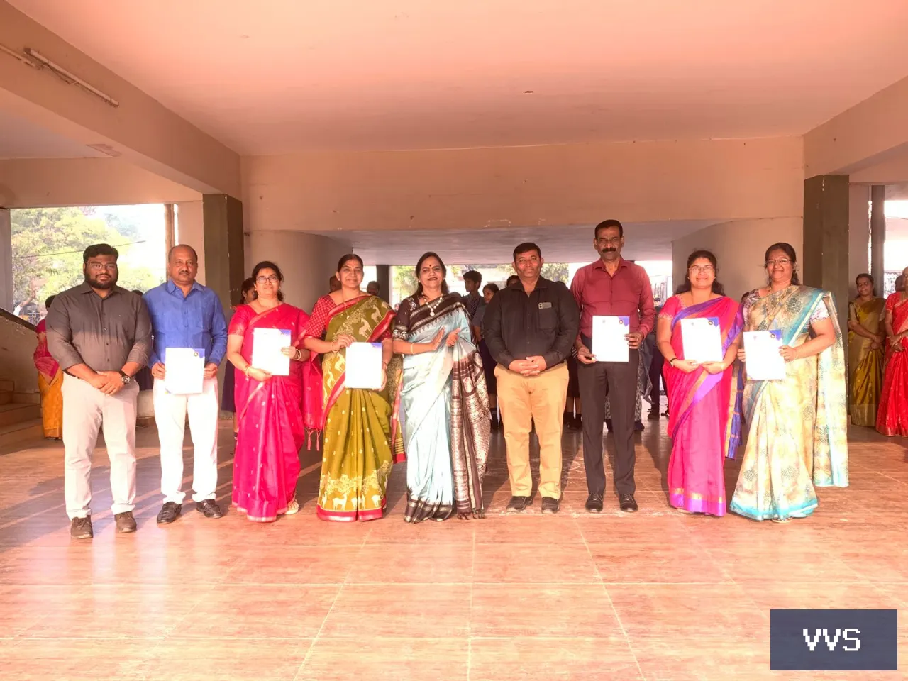 Awardees of TATA Class Edge team in their class room teaching.