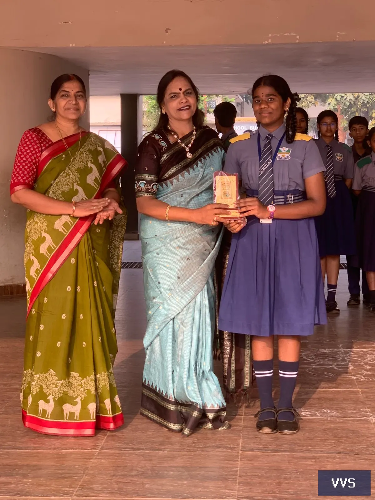 Saanavi of class 8 A secured first prize in Eka Patra Abhinayam in visakha
                  Balotsavam 3rd mega child