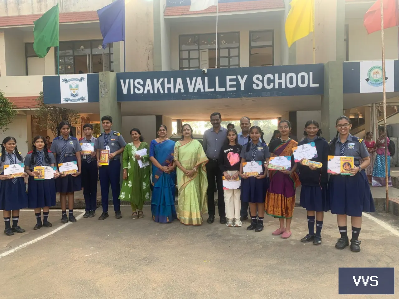 Winners of Telugu Day competition