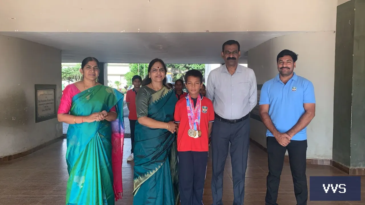 DISTRICT LEVEL ROLLER SKATING COMPETITION 2025 MOKSHAGNYA NARAYANA WON 4 MEDALS
                  GOLD - FREESTYLE G