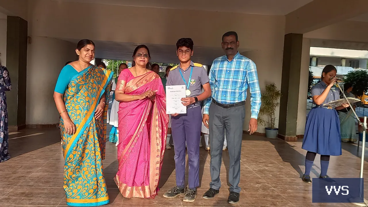 S.K.Feroz Hosain of class 10 won gold medal.