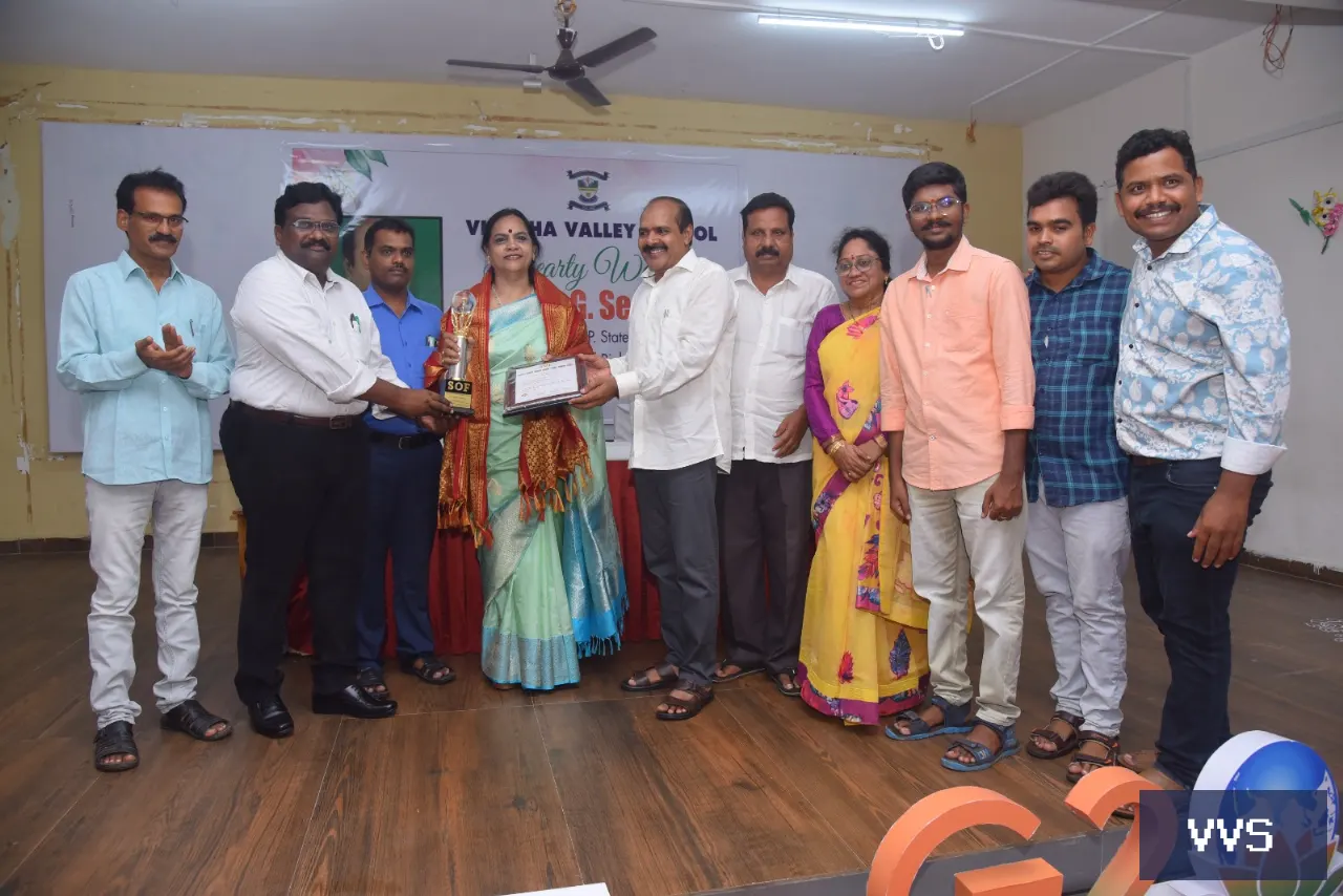 Felicitated with the Best District principal Award 2022-23.