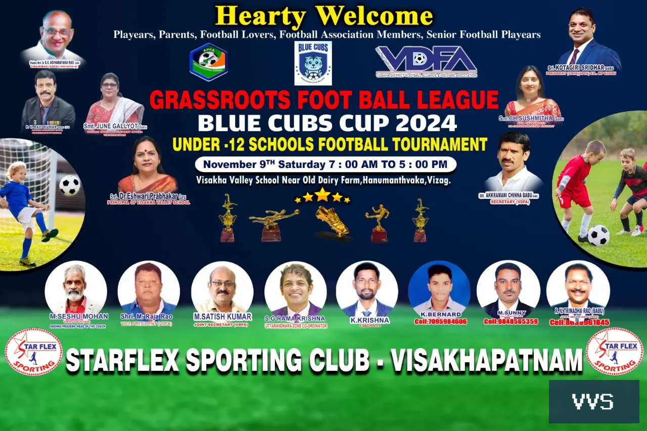 GRASSROOTS FOOTBALL BALL LEAGUE- 2024 — Visakha Valley School