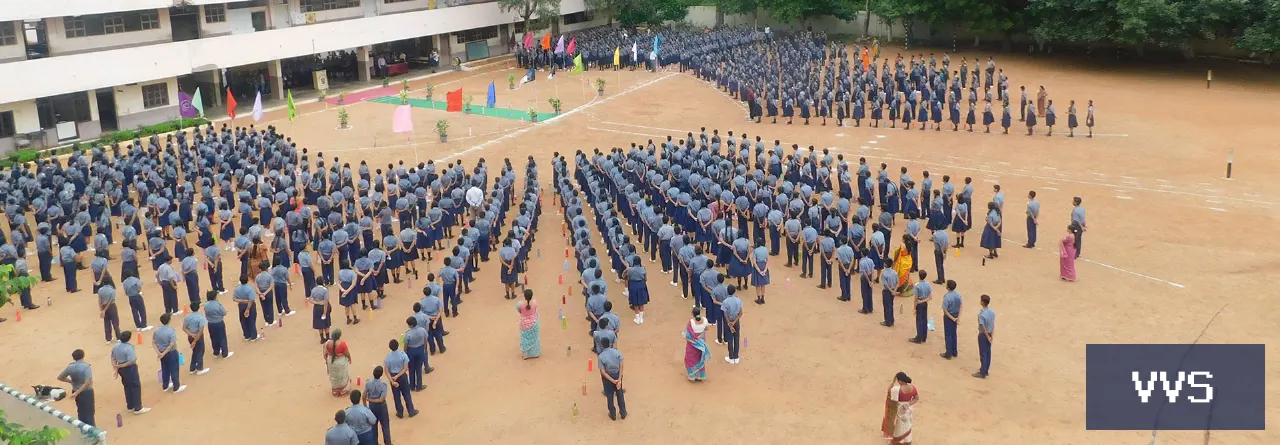 Visakha Valley School community gathered on the campus
